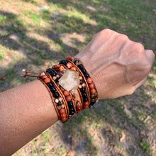 Load image into Gallery viewer, 5-Wrap with CITRINE Centerpiece