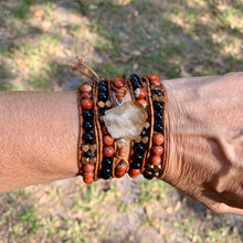 Load image into Gallery viewer, 5-Wrap with CITRINE Centerpiece