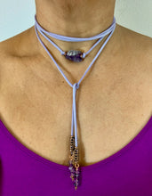 Load image into Gallery viewer, Amethyst Wrap-Around Choker
