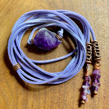 Load image into Gallery viewer, Amethyst Wrap-Around Choker

