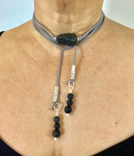 Load image into Gallery viewer, Lava Rock Wrap-Around Choker
