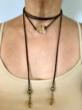 Load image into Gallery viewer, Citrine Wrap-Around Choker
