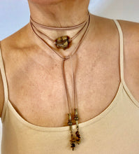 Load image into Gallery viewer, Tiger Eye Wrap-Around Choker
